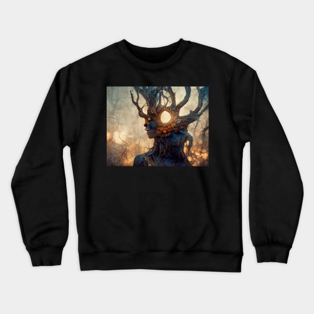 Mystic Forest Series Crewneck Sweatshirt by VISIONARTIST